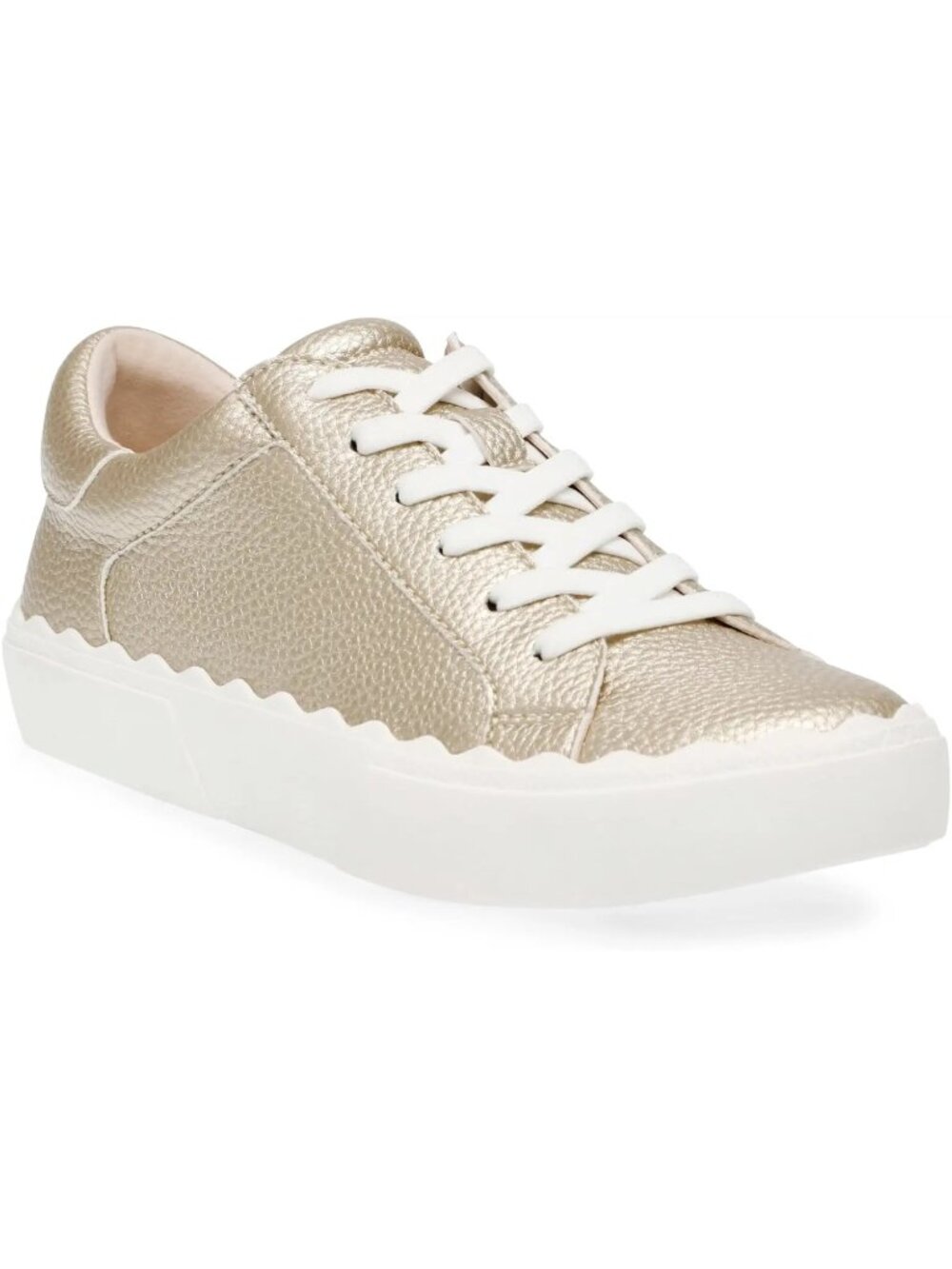 Gold sneakers